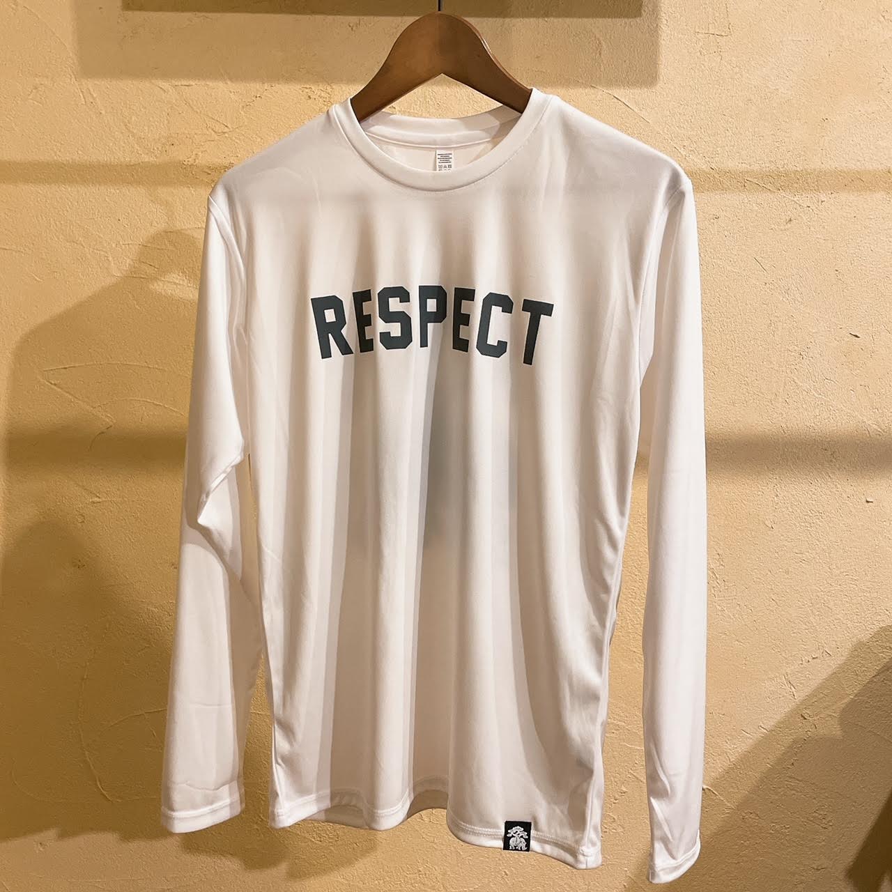 BON-TEE RESPECT LONG SLEEVE WHITE