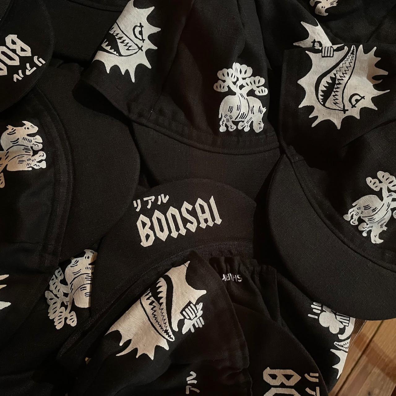 REAL BONSAI SHARK ATTACK CAP Black / White