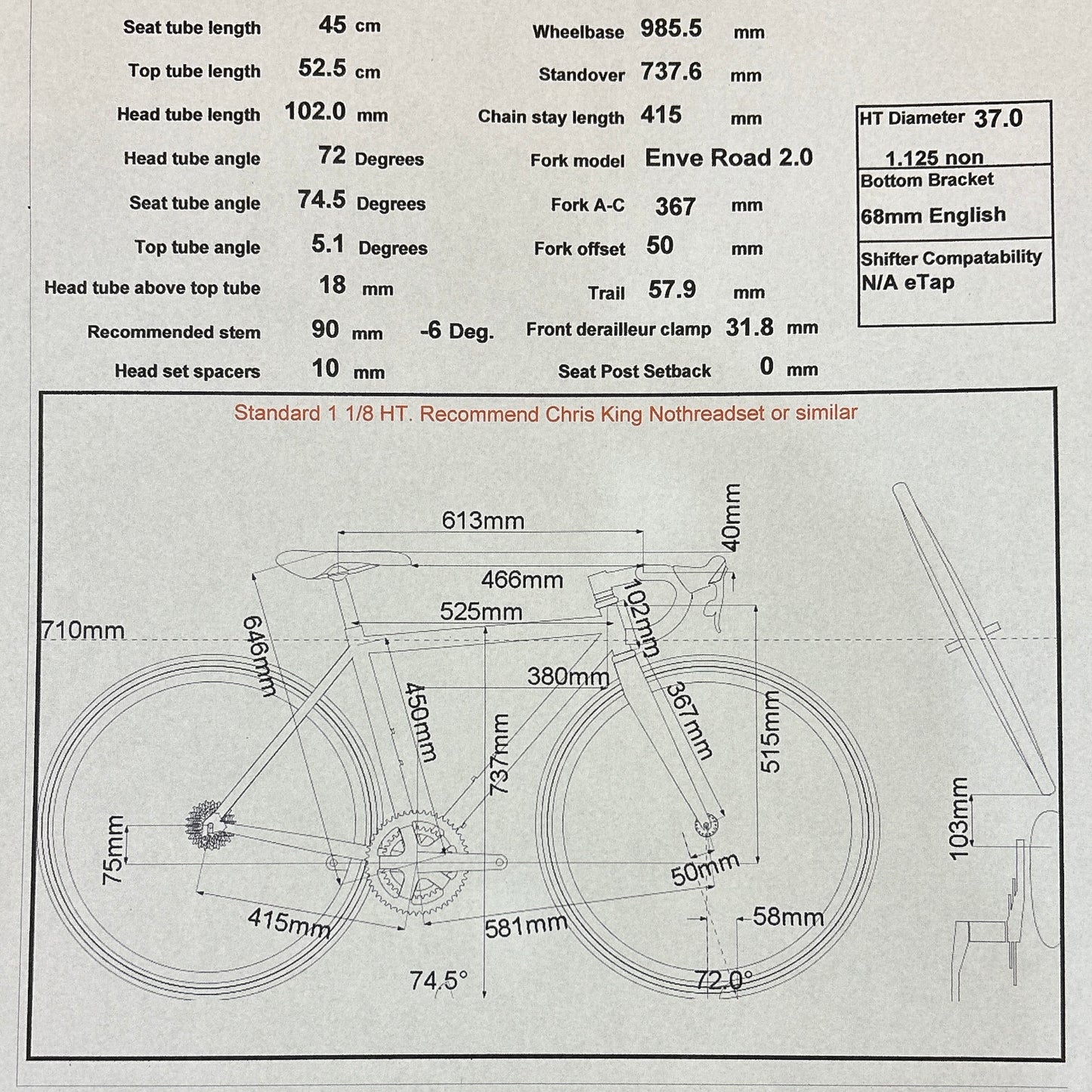USED Independent Fabrication Ti Crown Jewel Frame