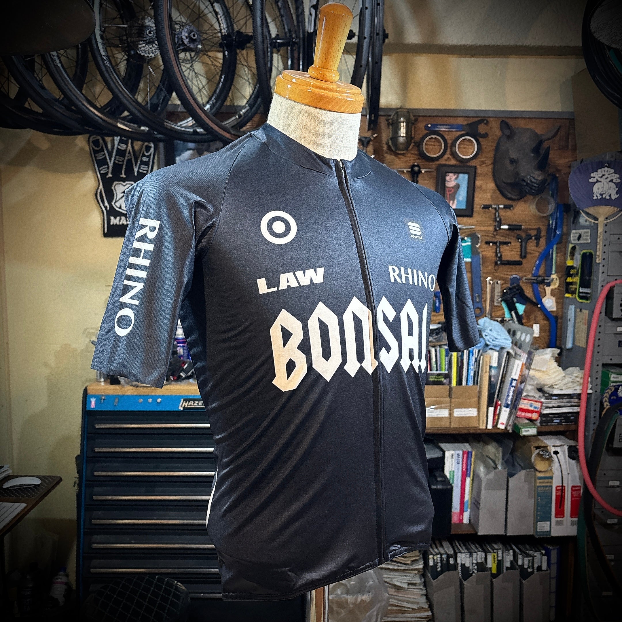 【値下げ】BONSAI ジャージ　黒　Lサイズ 値下げ】BONSAI ジャージ 黒 Lサイズ 自転車