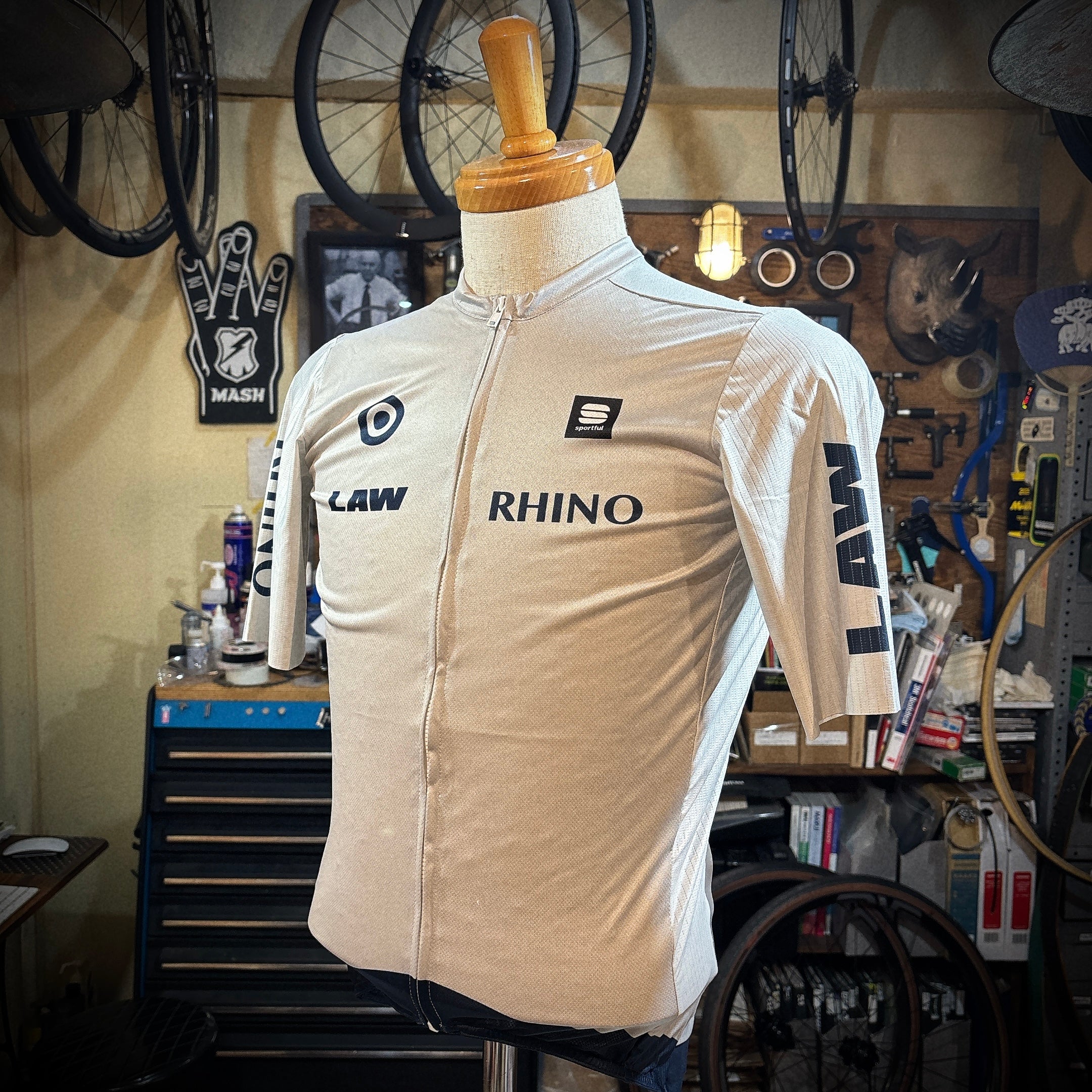 SOLID BONSAI JERSEY RHINO GREY II – Bonsai Cycle Works