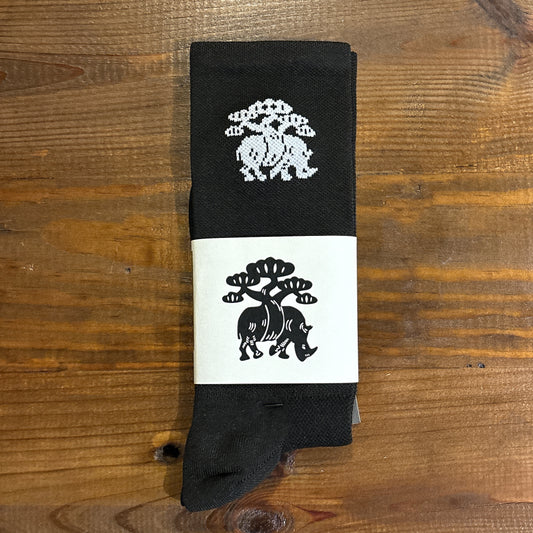 SOLID BONSAI SOCKS Black