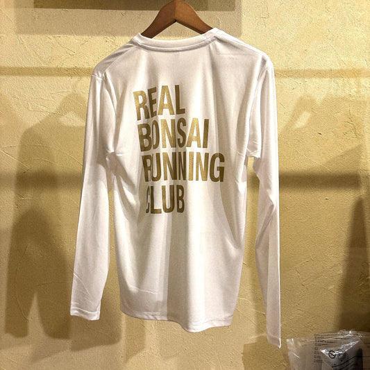 BON-TEE LONG REAL BONSAI RUNNING CLUB -White-