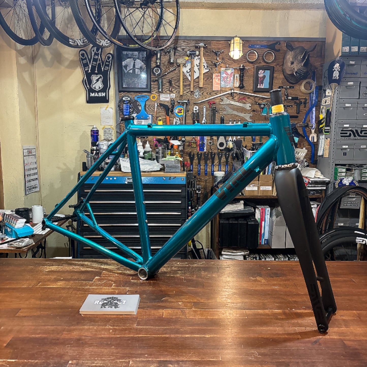 USED VYNLBIKES CX size51 LaserTeal