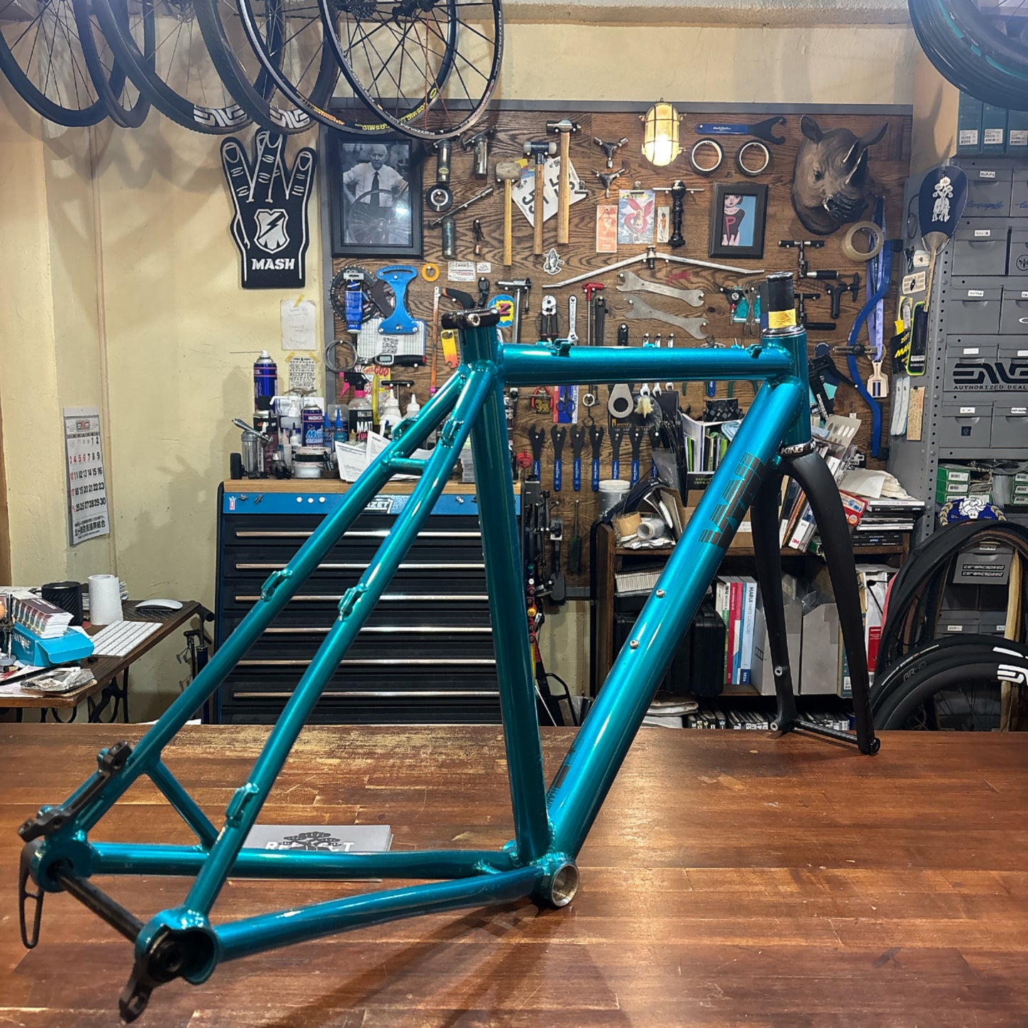 USED VYNLBIKES CX size51 LaserTeal