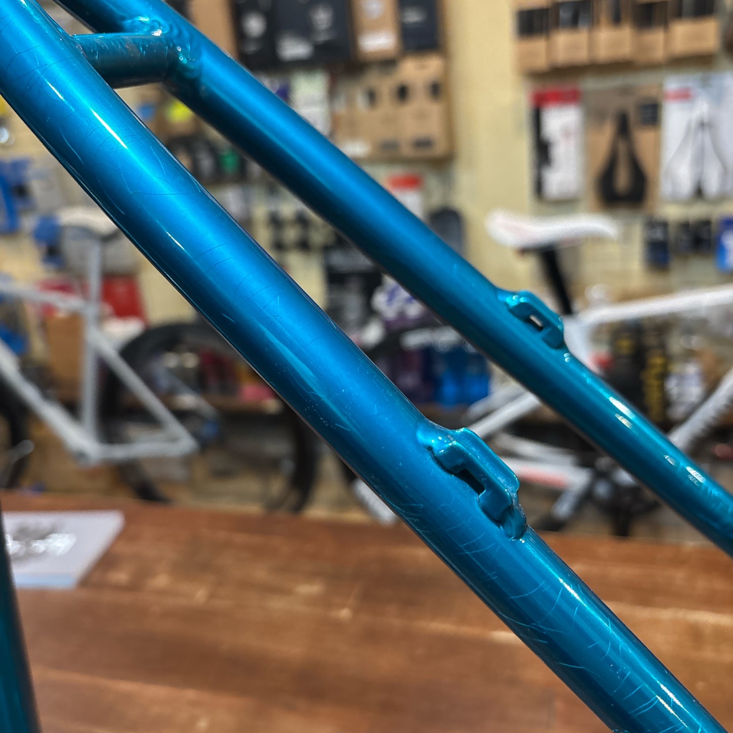 USED VYNLBIKES CX size51 LaserTeal