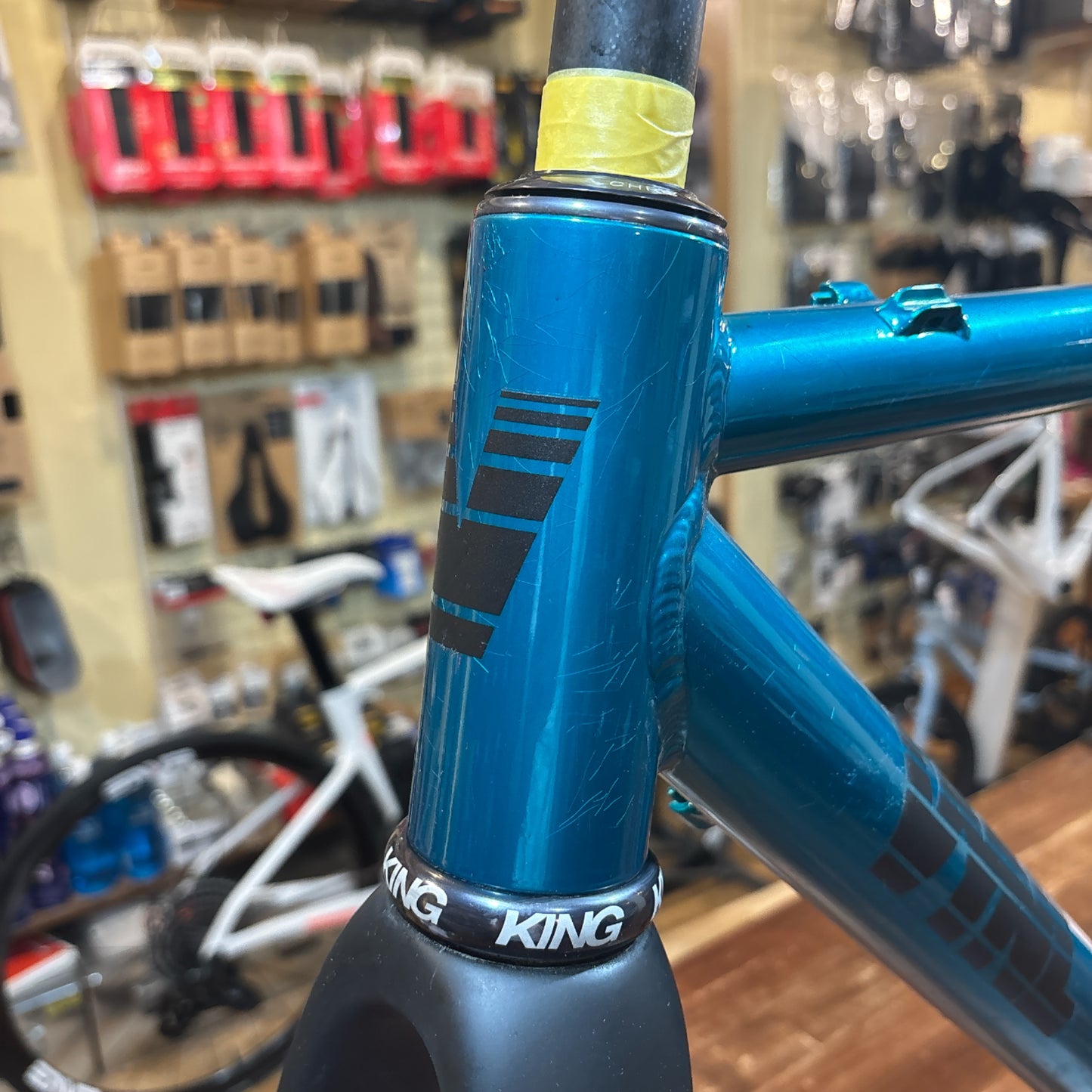 USED VYNLBIKES CX size51 LaserTeal