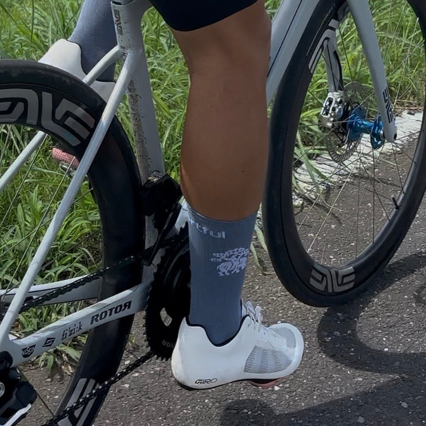 SOLID BONSAI SOCKS Cement Grey